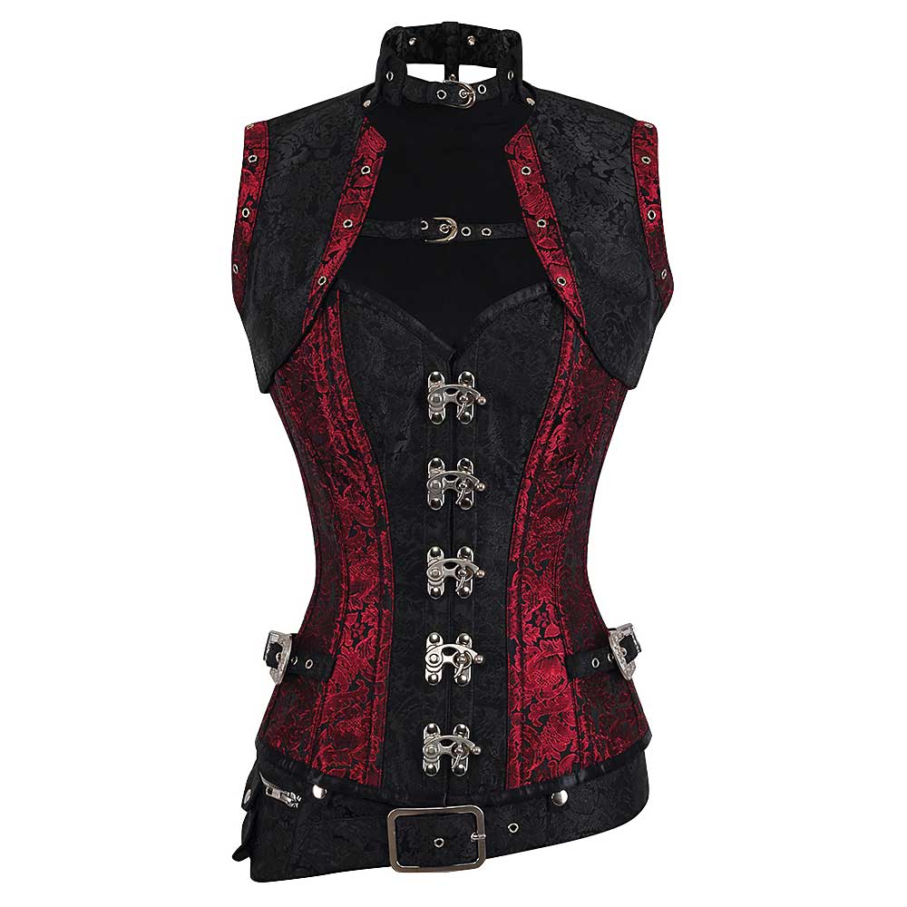 Attitude Corsets Attitude Corsets Milaileë Overbust Korset Zwart Ro